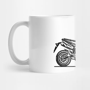 MSX125 Motorcycle Sketch Art Mug